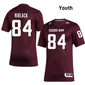 #84 Amari Niblack Texas A&M University Maroon Youth Jerseys University College Football 427767-702