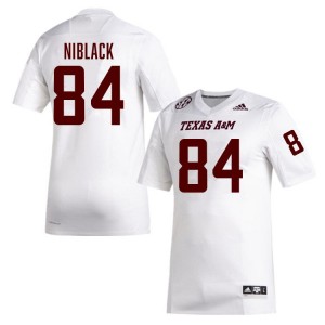 #84 Amari Niblack Texas A&M University White Mens Jerseys 2025 College Football 193646-216
