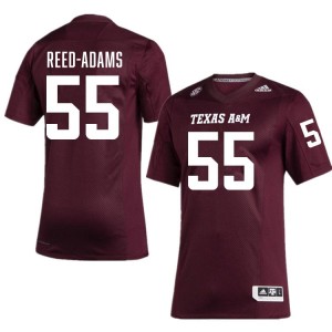 #55 Ar'maj Reed-Adams Texas A&M Aggies Maroon Mens Jersey Official College Football 497114-223