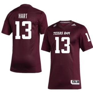#13 Brady Hart Texas A&M Aggies Maroon Men Jerseys NCAA College Football 542679-943