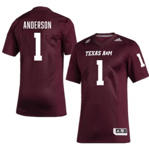 #1 Bryce Anderson TAMU Maroon Men's Jersey 2025 College Football 577701-453