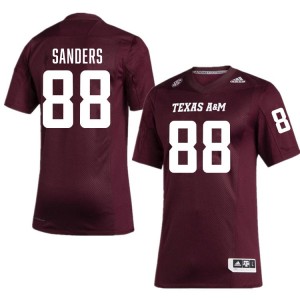 #88 DJ Sanders Texas A&M Aggies Maroon Men Jerseys University College Football 551985-171