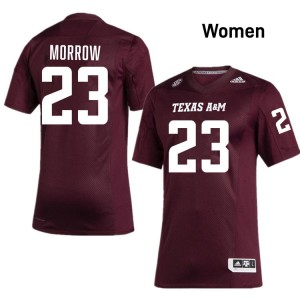 #23 Jamarion Morrow Aggies Maroon Women Jersey Replica College Football 374490-702