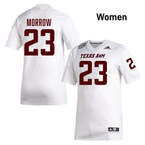#23 Jamarion Morrow Texas A&M University White Women Jersey University College Football 839749-261