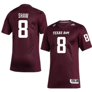 #8 Jordan Shaw Texas A&M University Maroon Men's Jersey University College Football 778154-415