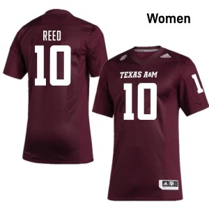 #10 Marcel Reed Texas A&M Aggies Maroon Women's Jersey 2025-26 College Football 484444-701