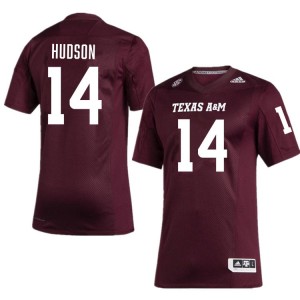 #14 Micah Hudson Aggies Maroon Men Jersey 2025 College Football 198680-694
