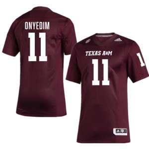 #11 Tyler Onyedim TAMU Maroon Men Jersey Alumni College Football 570658-806