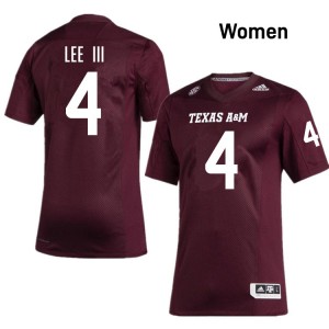 #4 Will Lee III Texas A&M Maroon Women's Jerseys Player College Football 192542-223