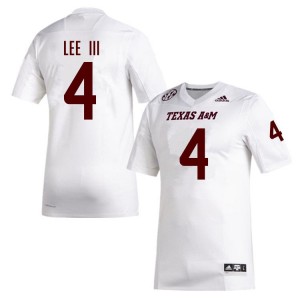 #4 Will Lee III Texas A&M Aggies White Mens Jerseys Game College Football 667915-863
